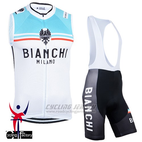 2015 Wind Vest Bianchi White and Bluee